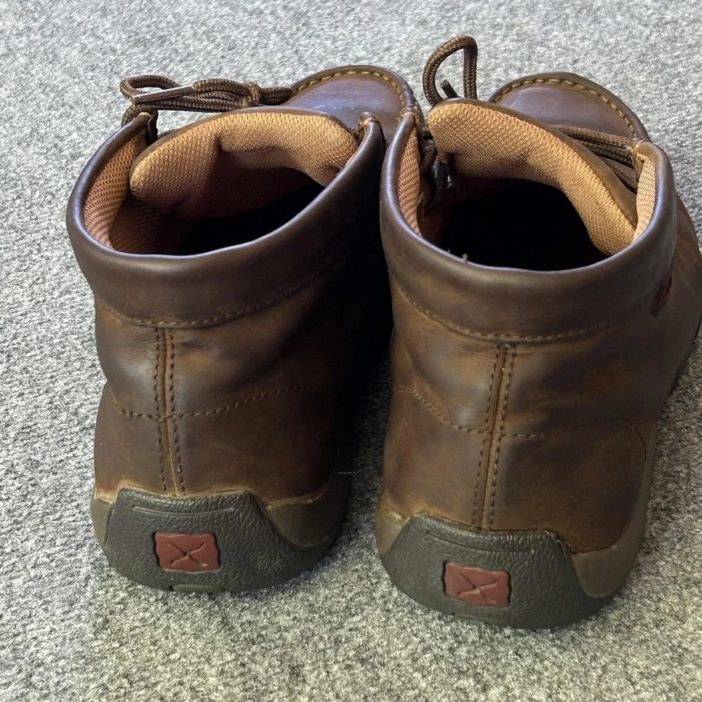 Twisted X Boots Mens Size 8M Brown Leather Chukka Steel Toe Work MDMST01‎